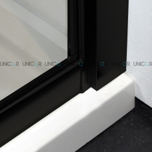 HUPPE X1 BLACK TUŠ VRATA KLIZNA Made To Measure antiplaque glass h-200  140480.023.322 4